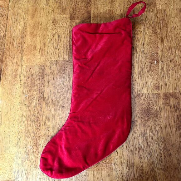 VTG Christmas Stocking Wool Needlepoint Rooftop Santa Jacqueline - Picture 4 of 6